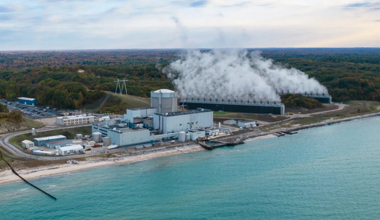 Image of Palisades Nuclear Station credit Holtec International