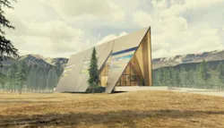 Rendering of Oklo's Aurora powerhouse. Image credit Oklo Inc. Rendering of Oklo's Aurora powerhouse. Image credit Oklo Inc.