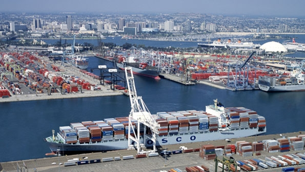 The multibillion dollar expansion of the Port of Long Beach involves both expanded docks and a new intermodal rail hub Port of Long Beach