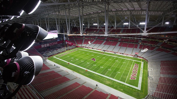 Cree LEDs power Ephesus Lighting luminaires to shine on University of Phoenix Stadium in preparation for the Super Bowl