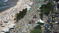 Protests in Rio de Janeiro Brazil Aug 16 2015 called for the ouster of President Dilma Rousseff following revelations of corruption involving the government and the oil company Rousseff chaired for seven years before being elected president Protests in Rio de Janeiro Brazil Aug 16 2015 called for the ouster of President Dilma Rousseff following revelations of corruption involving the government and the oil company Rousseff chaired for seven years before being elected president