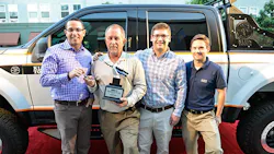 Mark Klein president of sales amp marketing at Klein Tools presents the truck keys to Joey Hall owner of Diamond Electric and Klein39s 2015 Electrician of the Year in the company of David Klein product manager at Klein Tools and Thomas R Klein Jr president of operations research amp development Mark Klein president of sales amp marketing at Klein Tools presents the truck keys to Joey Hall owner of Diamond Electric and Klein39s 2015 Electrician of the Year in the company of David Klein product manager at Klein Tools and Thomas R Klein Jr president of operations research amp development