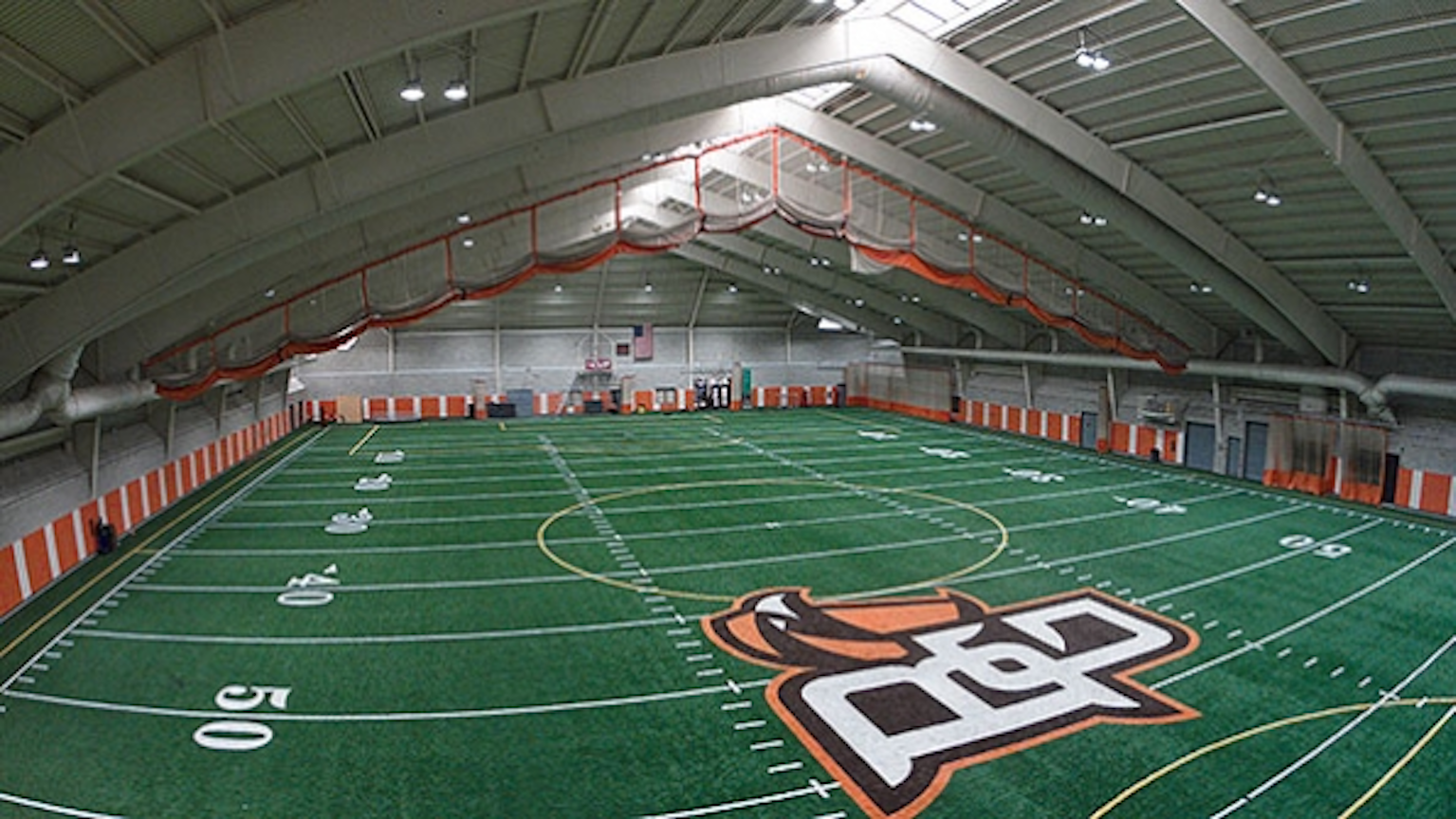 Bowling Green State University Relights Indoor Turf Field Electrical