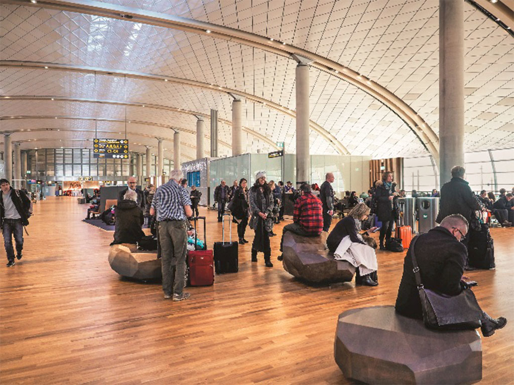 Zumtobel lighting in Oslo airport extension