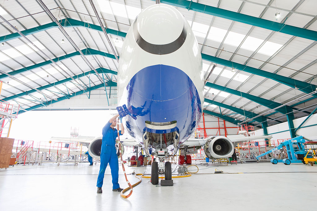 KLM UK Engineering Limited hangar lighting