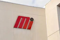 Motion Industries logo on building Motion Industries logo on building