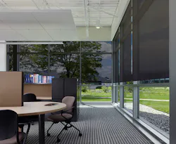 Lutron’s lighting controls and shading systems can be programmed to factor daylighting into light levels. (Photo credit: Lutron) Lutron’s lighting controls and shading systems can be programmed to factor daylighting into light levels. (Photo credit: Lutron)