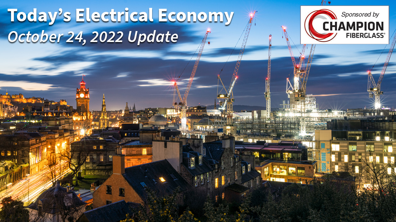 Today's Electrical Economy Podcast - Oct. 24, 2022 Update | Electrical ...