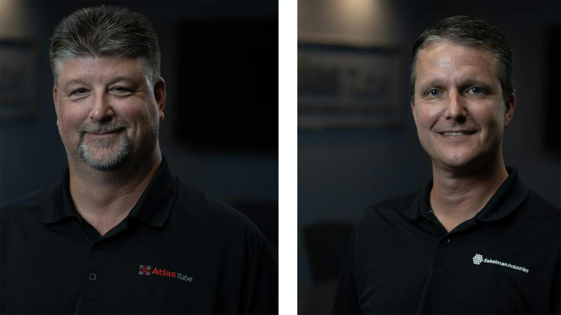 Jeff Cole, COO of Zekelman Industries & Chris Hoyt, president, Atlas Tube