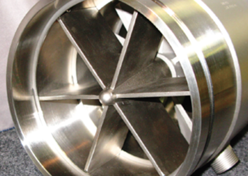 Turbine Flowmeter Internals