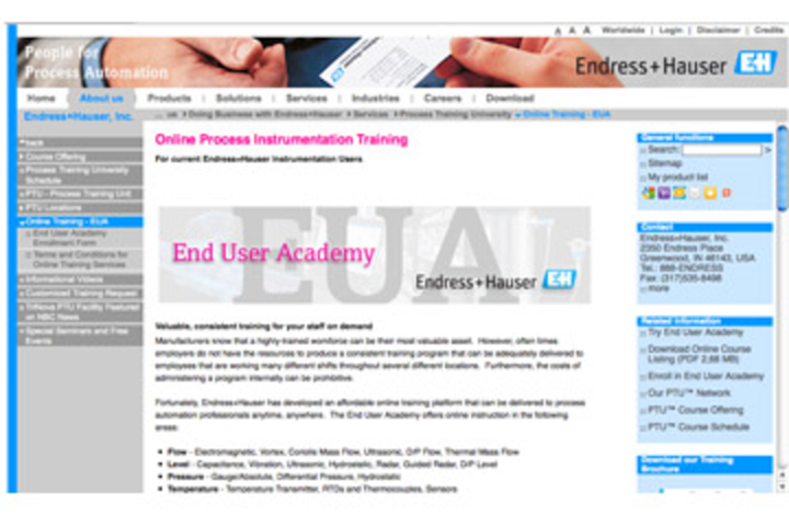 Endress Hauser Launches New Online Process Instrumentation