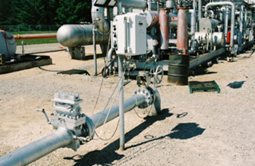 Orifice-Plate Flowmeter On Oil Well