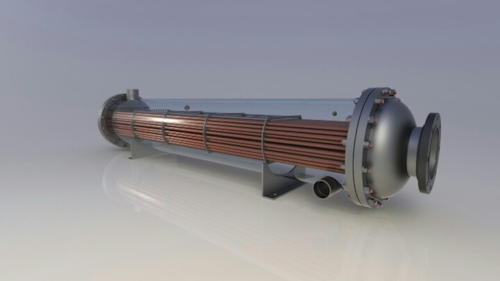 A mechanical pressure vessel design (Courtesy of Hi-Tech CADD Services)