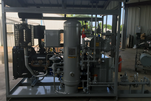 Compressors at the manufacturer’s facility. All images courtesy of Norriseal-Wellmark