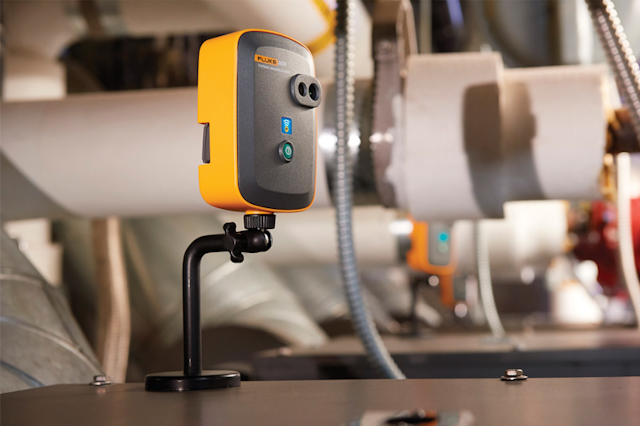 Figure 3. Thermal imaging sensors can monitor difficult-to-access equipment or large areas quickly.