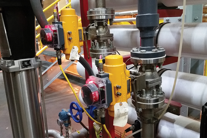 2-inch ANSI 300-pound flanged automated ball valves. All images courtesy of David M. Schmitt