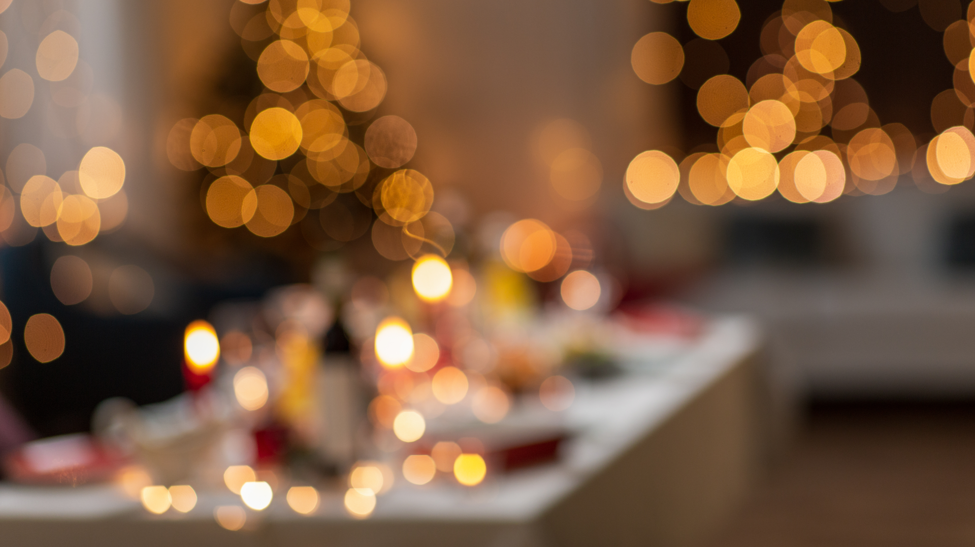 Holiday party, blurred