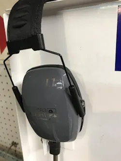 Hearing Protection Kept At The Ready On A Tool Cart Hearing Protection Kept At The Ready On A Tool Cart