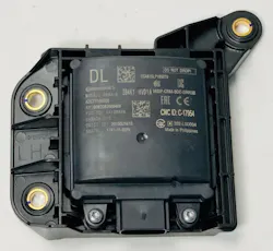 A typical blind spot monitor. A typical blind spot monitor.