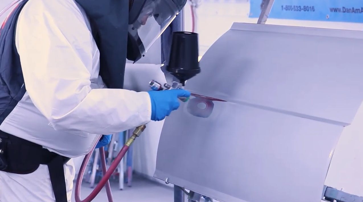 Refer to your paint supplier&rsquo;s technical data sheet for the proper flash and cure times, along with spray gun setup recommended to achieve targeted film builds.