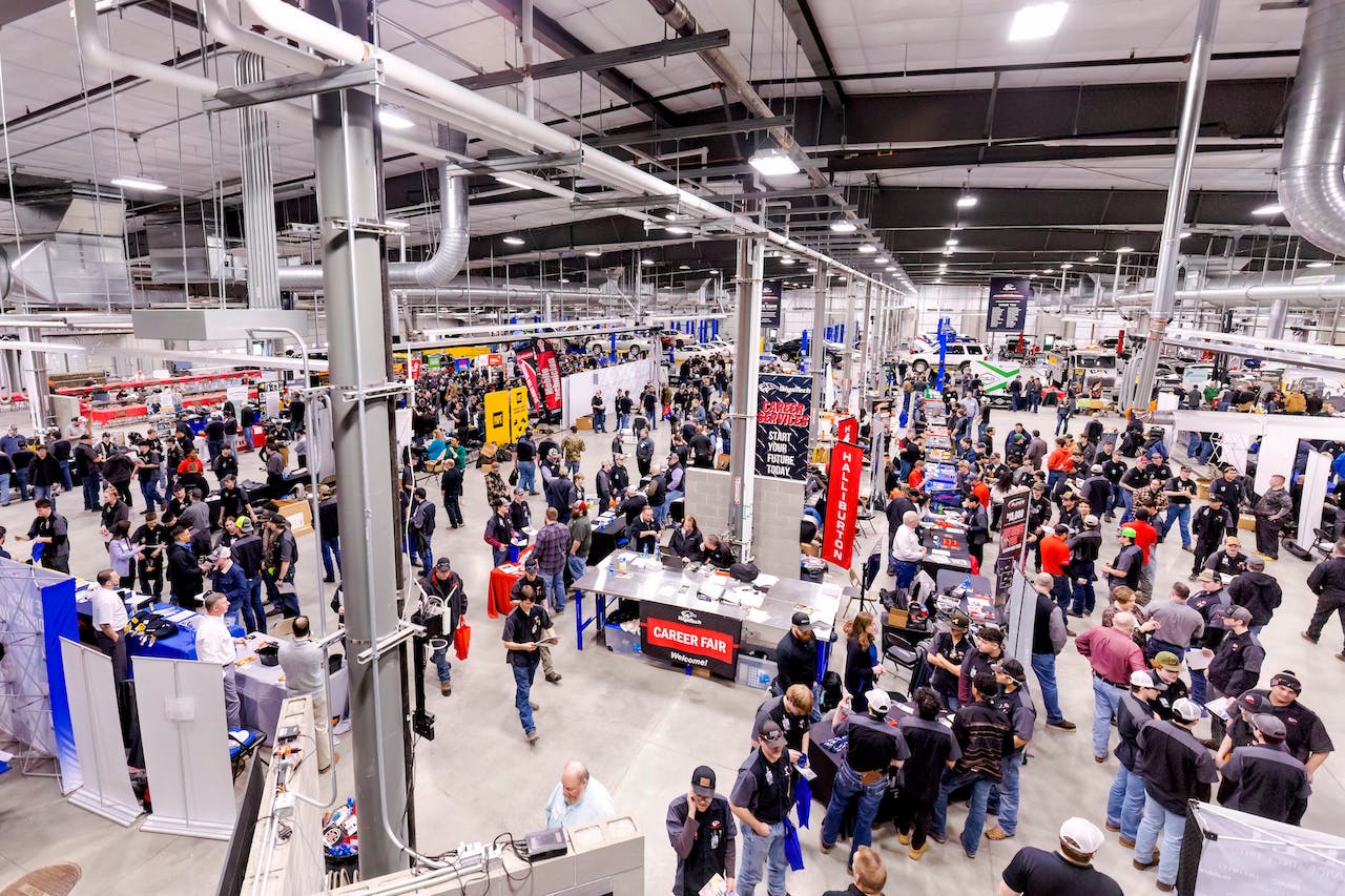 The Laramie, Wyo., trade school welcomed nearly 100 companies to its February career fair for its automotive, diesel and collision programs.