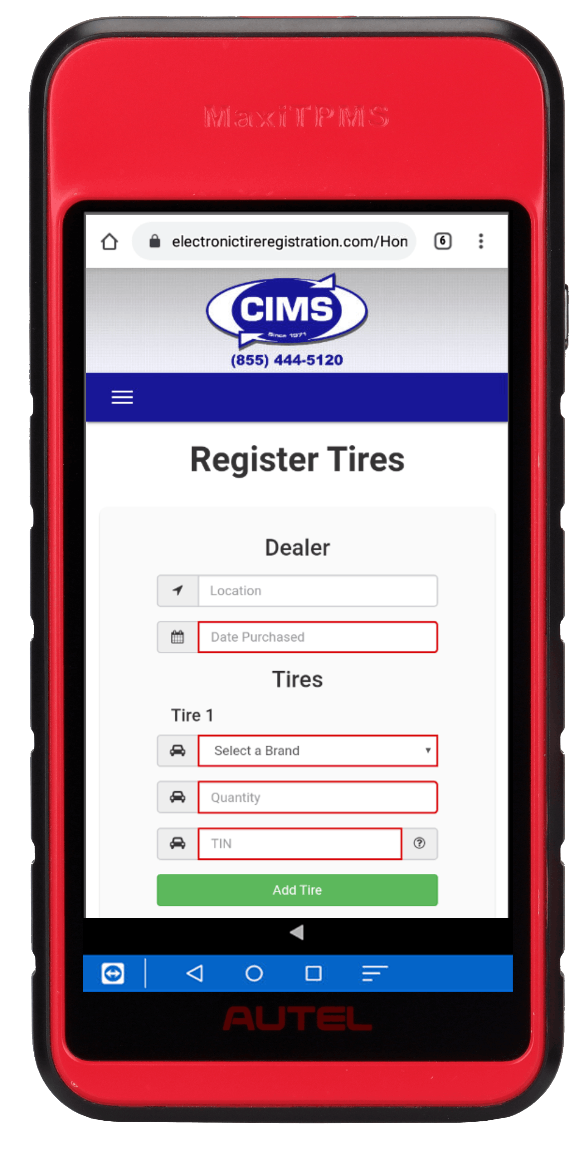 Its600 Tire Registration2