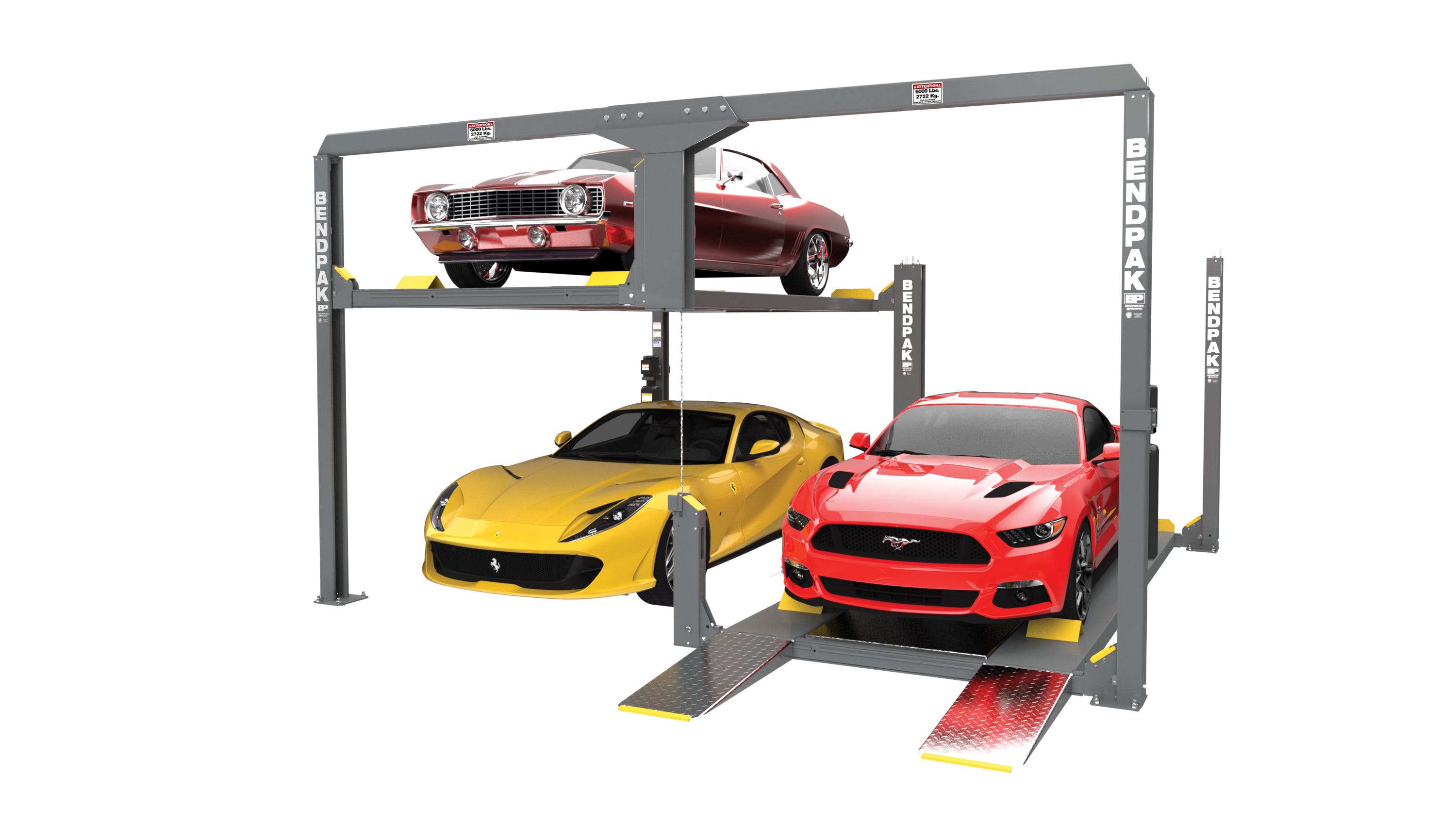 PL-12000DP and PL-12000DPS Double-wide Parking Lifts