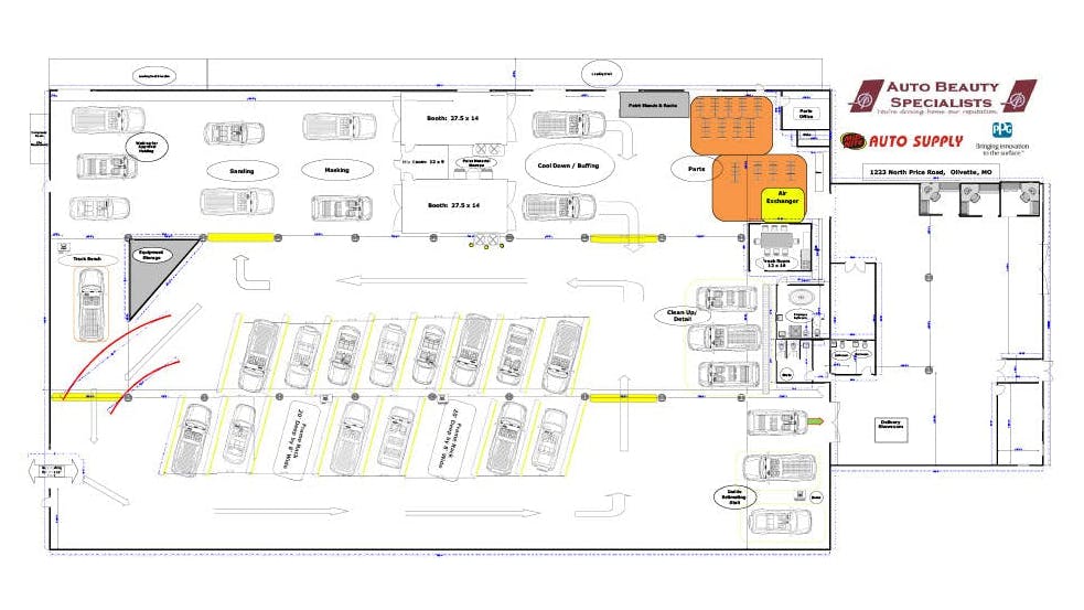 A shop&rsquo;s space needs to be used in the most efficient manner possible. That starts with a good process, executed by well-trained technicians.