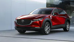 Mazda's Soul Red Crystal Metallic, code 46V, is another quad-coat finish that requires special attention. Mazda's Soul Red Crystal Metallic, code 46V, is another quad-coat finish that requires special attention.