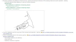 The steering wheel is the second component of the steering system Subaru directs the technician to inspect after even a minor collision. The steering wheel is the second component of the steering system Subaru directs the technician to inspect after even a minor collision.