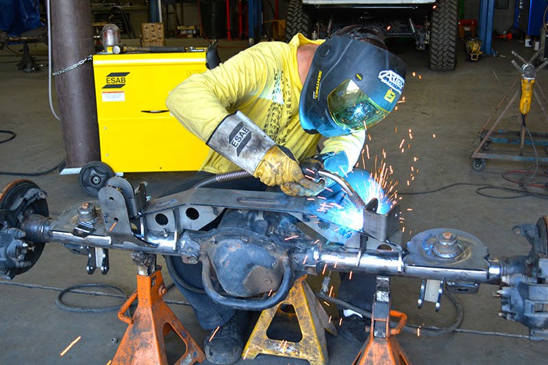 ESAB's Rebel Tough Jeep build is underway! See finished vehicle and personally experience ESAB's innovative welding and cutting products at the 2017 SEMA Show, booth 21629 of the Las Vegas Convention Center.