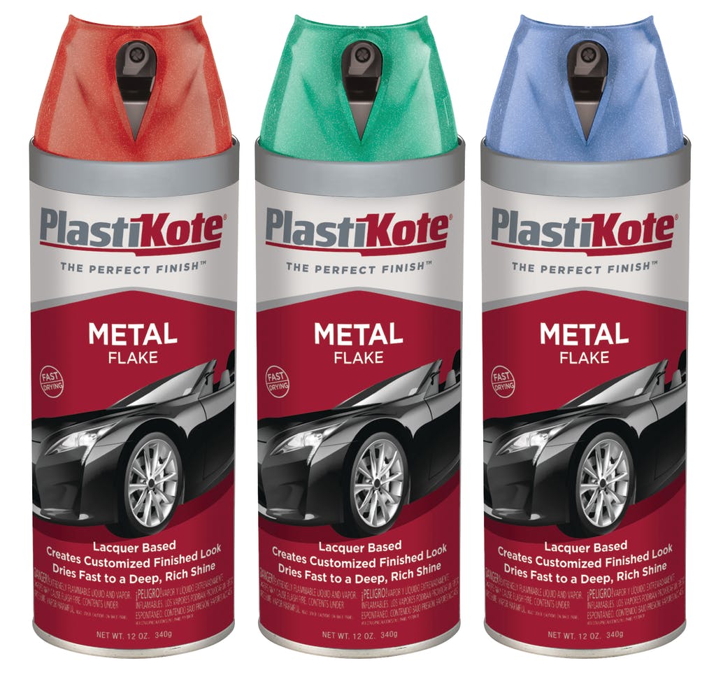 PlastiKote Metal Flake Spray.