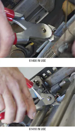 Straight hog ring pliers/angled hog ring pliers No. 61400/61410 Straight hog ring pliers/angled hog ring pliers No. 61400/61410