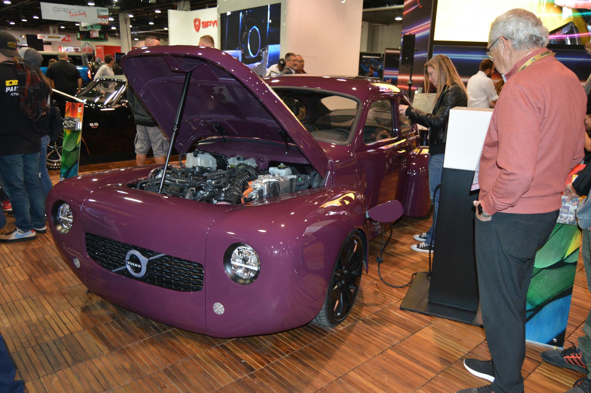Unveiled at the SEMA Show Nov. 1, Rebel Berry Purple was the winning color for Iron Maven. The custom hue is described as 'a modern interpretation of several purple tones available on heritage Volvo products throughout the years.'