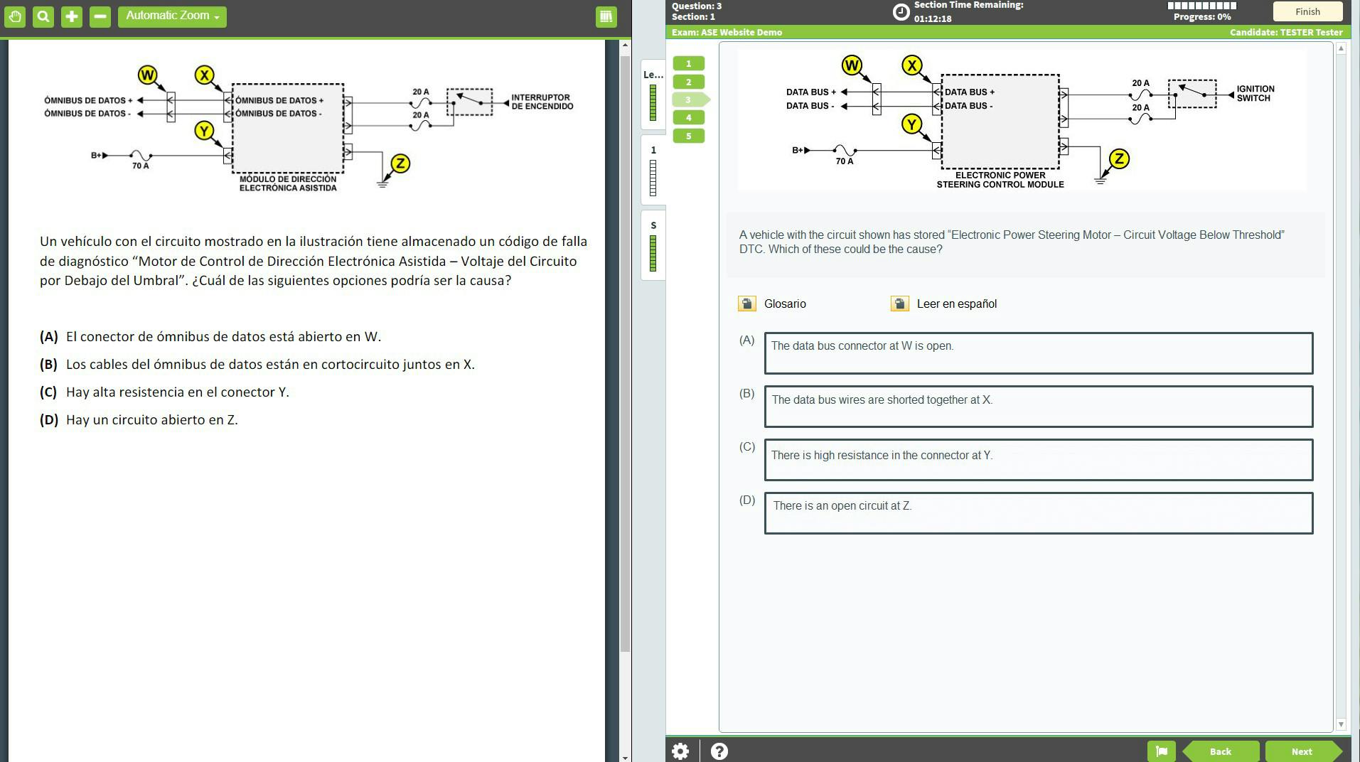 Example Ase Bilingual Item
