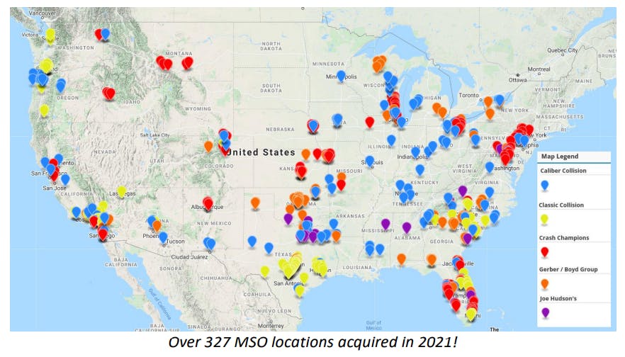 Focus Advisors 327 Mso Locations Acquired