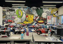 Mural inside 3M Skills Development Center in St. Paul on Monday, July 15. Mural inside 3M Skills Development Center in St. Paul on Monday, July 15.