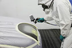 Spray guns with a high transfer efficiency provide proper atomization and can alleviate many application errors. Spray guns with a high transfer efficiency provide proper atomization and can alleviate many application errors.