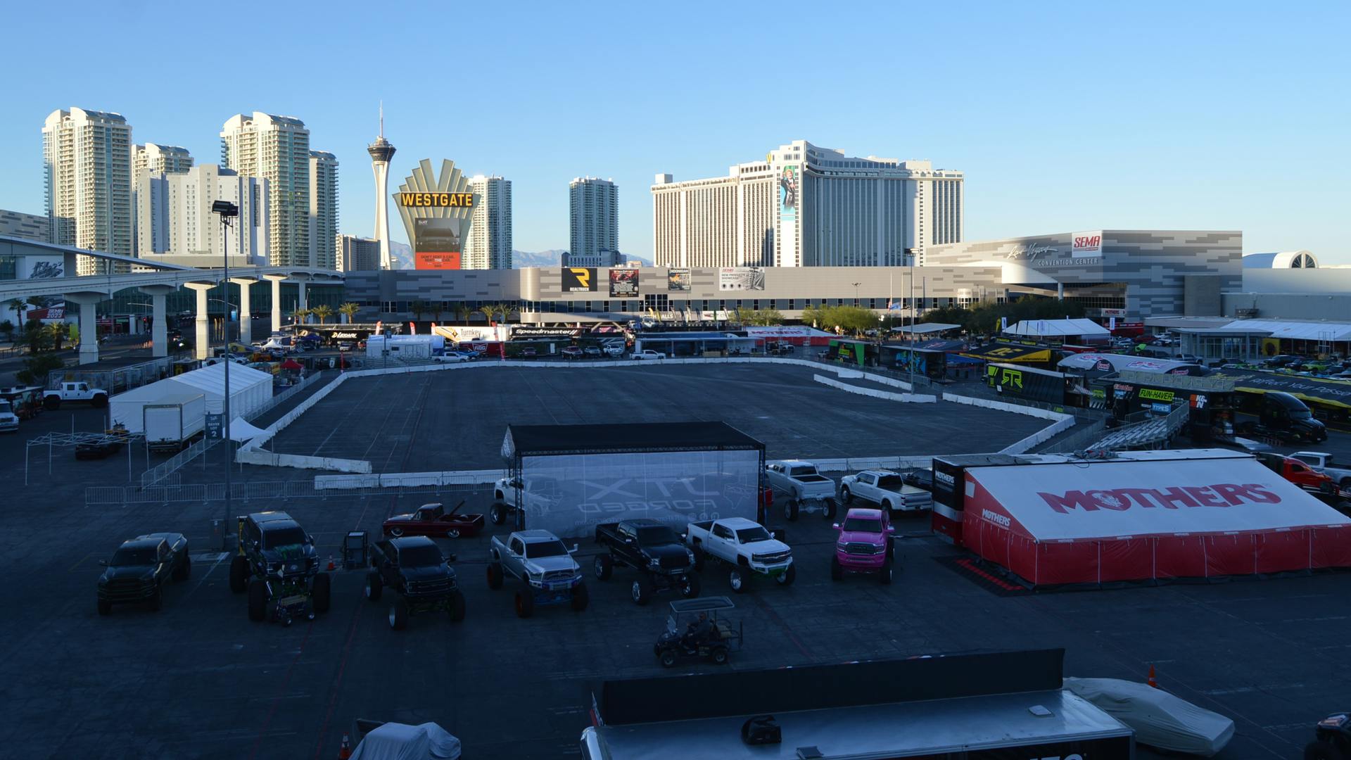 The scope of the SEMA Show is massive, from the outdoor exhibits to the four indoor halls.