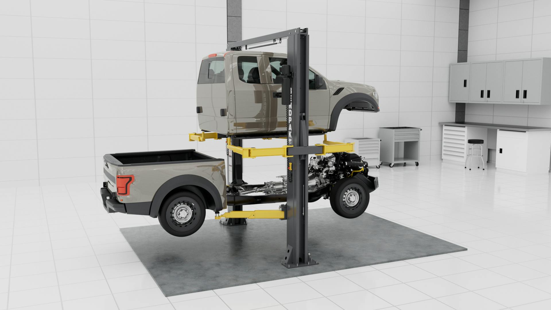 Shop owners, technicians and enthusiasts will get their first look at BendPak&rsquo;s groundbreaking new Octa-Flex Series&trade; two-post car lift at the 2024 SEMA Show. This unique lift has eight fully adjustable, telescoping swing arms to let technicians use a two-post lift in ways they could only dream of in the past, like tackling cab-off repairs or removing heavy components such as EV battery packs, drivetrains, and wheel assemblies without additional equipment or a second tech.