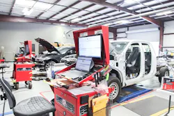 Unique Collision Center has 12 body shop bays. Unique Collision Center has 12 body shop bays.