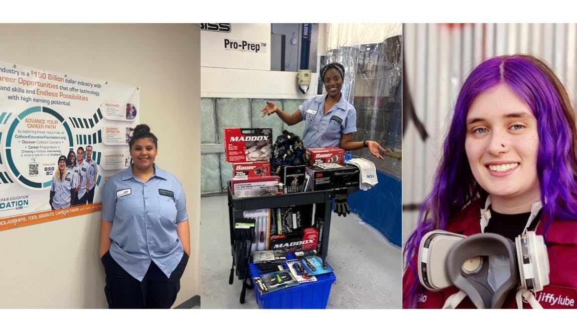 From left: Diamond Molina, Teisha Chambers, and Esperanza Calderon.