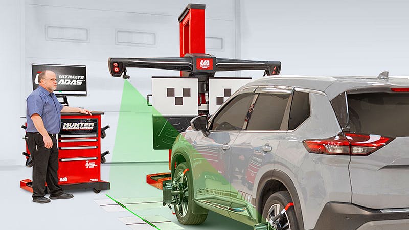 Car ADAS Solutions and Hunter Engineering