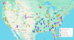 Figure 3: Map of Acquisitions by the Big Five in 2024 Figure 3: Map of Acquisitions by the Big Five in 2024