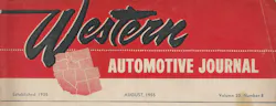 A popular 1955 trade journal. Trade journals were localized in the 1940s and 1950s. A popular 1955 trade journal. Trade journals were localized in the 1940s and 1950s.
