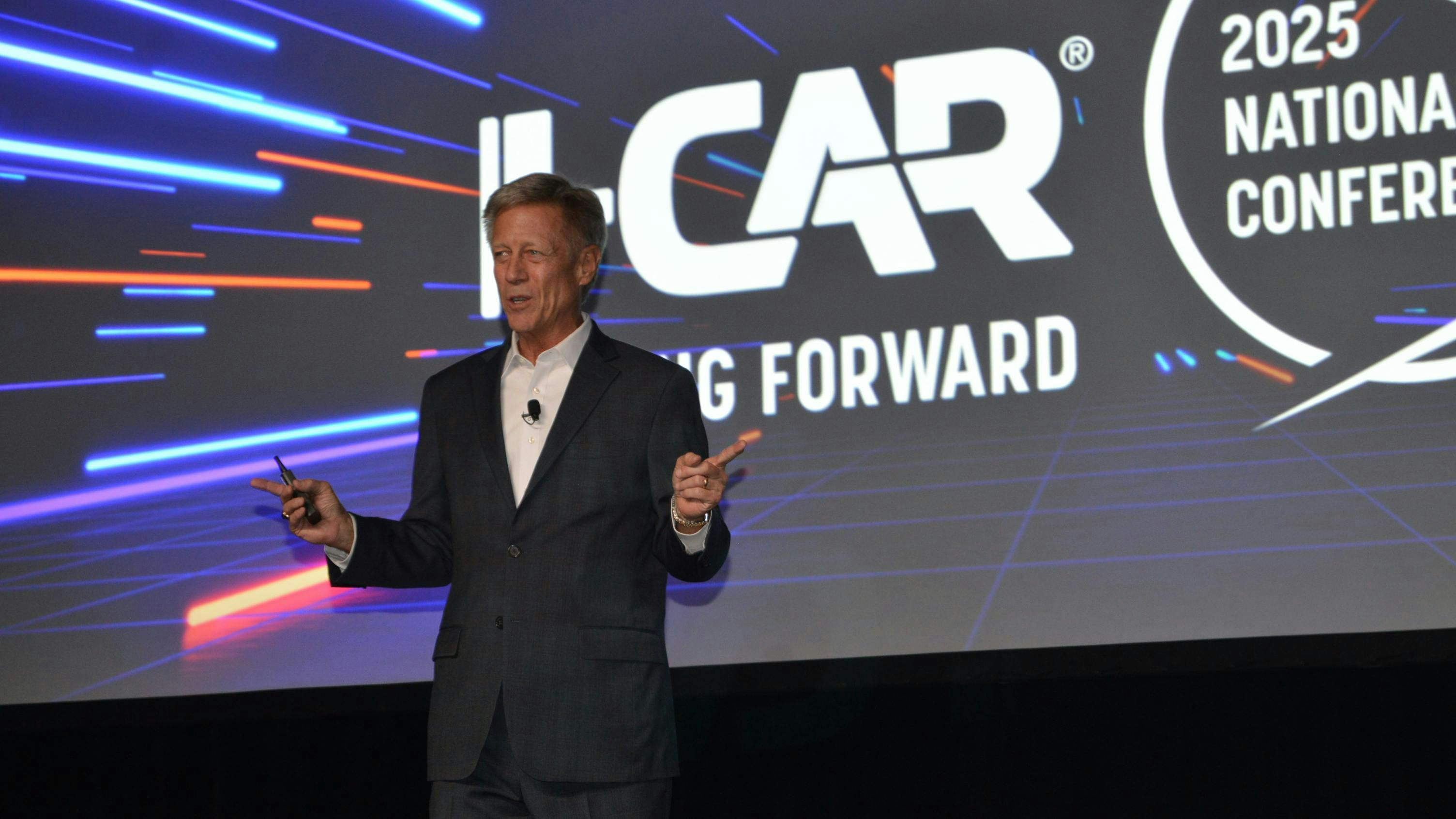 I-CAR CEO and President John Van Alstyne announces an I-CAR milestone: 10,000 Gold Class shops nationwide.