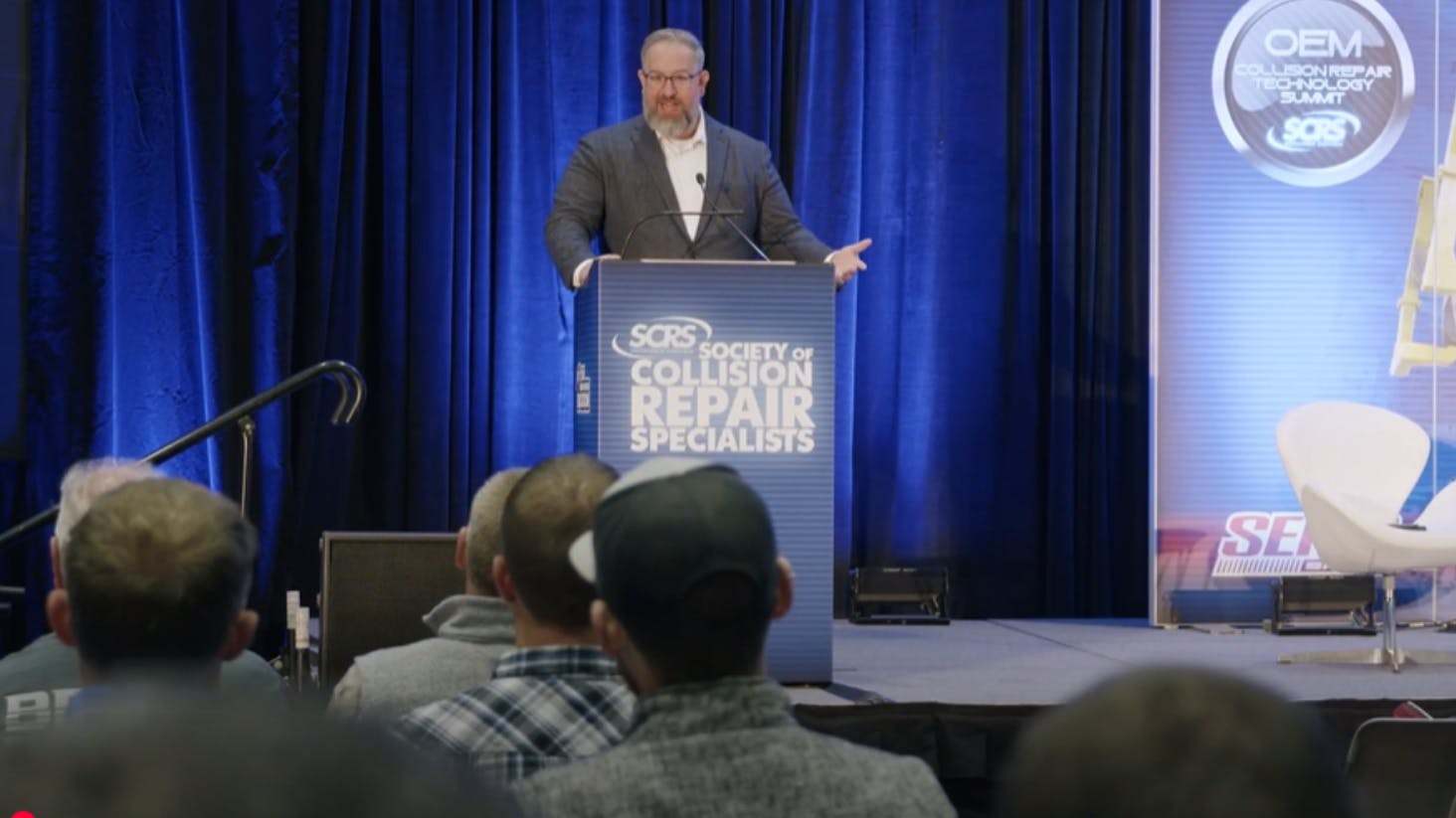 Aaron Schulenburg, executive director of the Society of Collision Repair Specialists, discusses how training, documentation and processes can help remove the gray area in conversations around blending during the 2024 SEMA Show.