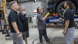 THE NEXT GENERATION: James Ivanowski's (left) oldest son, Jonah (far right) works as an estimator and is involved in most high-level decisions for the business. THE NEXT GENERATION: James Ivanowski's (left) oldest son, Jonah (far right) works as an estimator and is involved in most high-level decisions for the business.