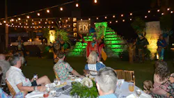 A Mayan demonstration was the highlight of Monday evening's networking reception. A Mayan demonstration was the highlight of Monday evening's networking reception.