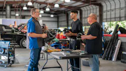 Ibarra says education is a collaborative experience at Leading Edge, and oftentimes teammates will go out of their way to help each other. Ibarra says education is a collaborative experience at Leading Edge, and oftentimes teammates will go out of their way to help each other.